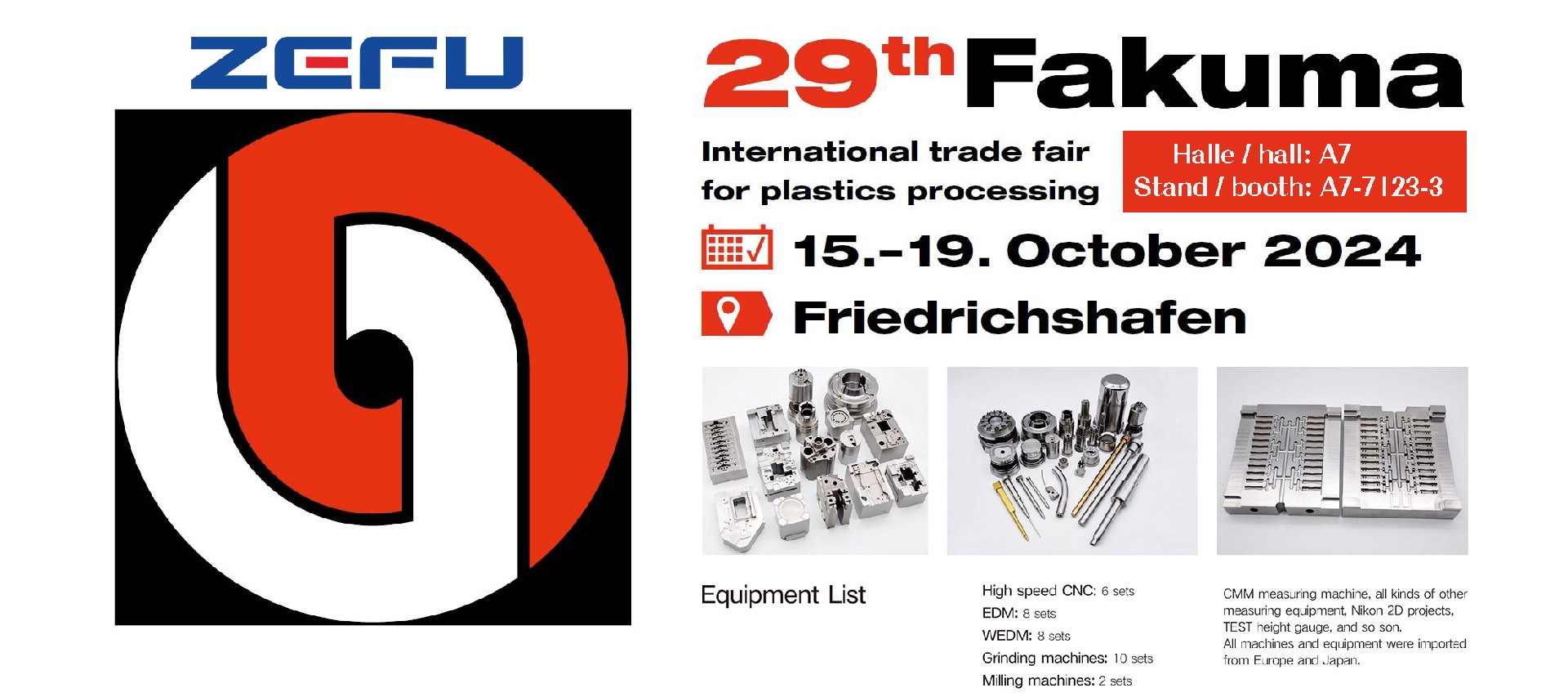 OKMOLD & ZEFU MOLD has a new look! Discover it at FAKUMA 2024